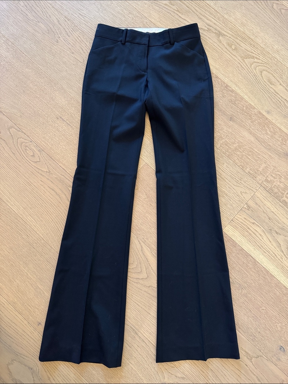Theory Women's Black Dress Pants - Wide Leg
